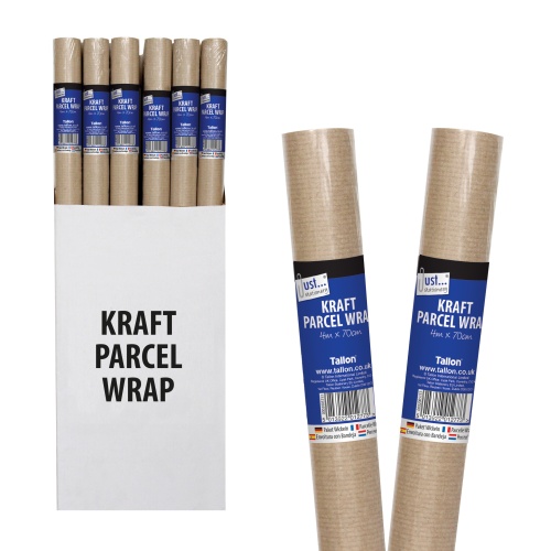 Kraft Rolls, 4m x 70cm, Parcel Wrap