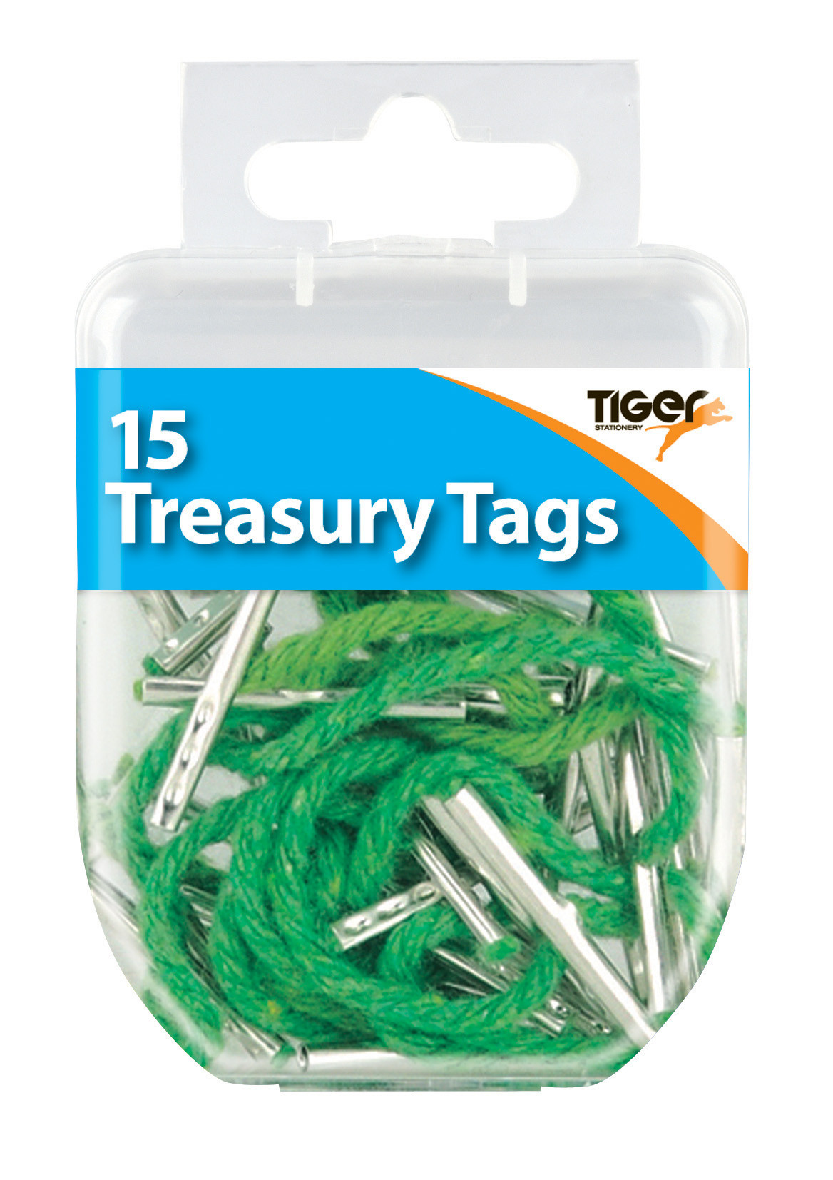 Essentials Hang Pack Treasury Tags Steel Ends 51mm (15)