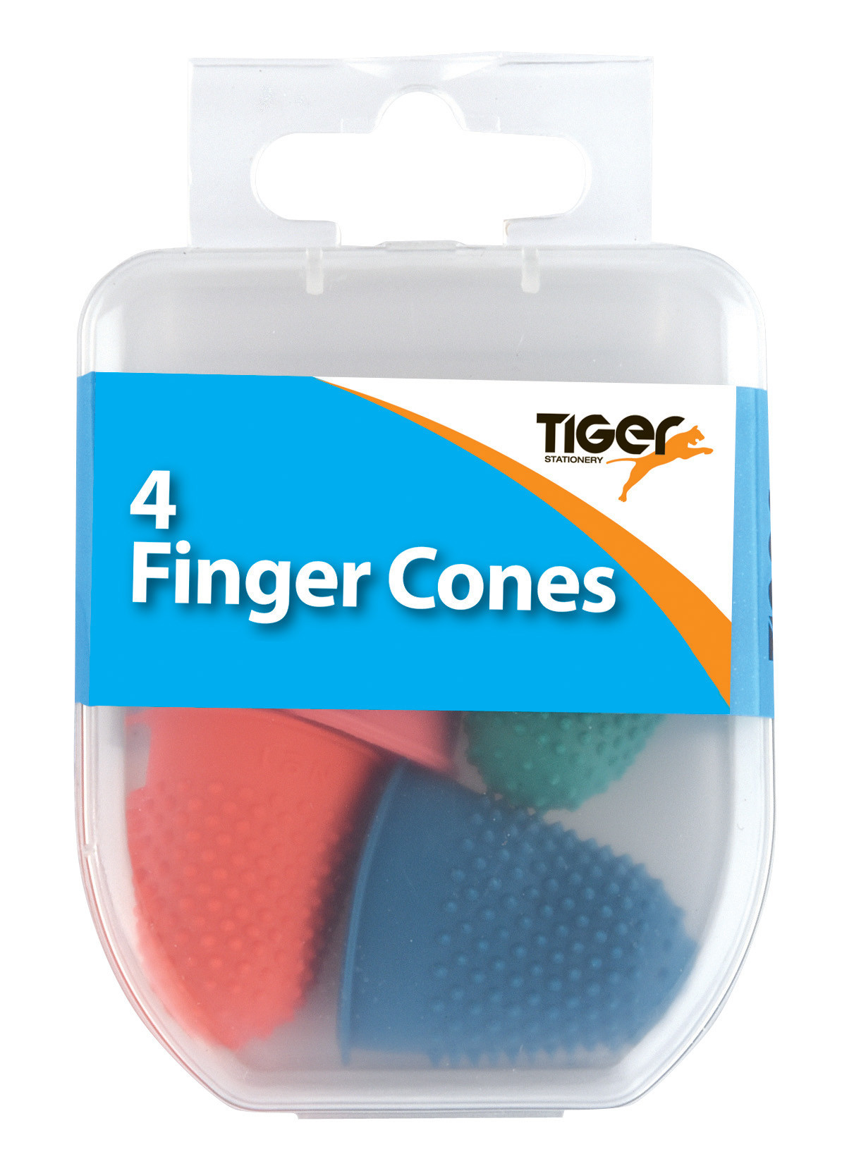 Essentials Hang Pack Finger Cones Assorted Sizes/colours (4)