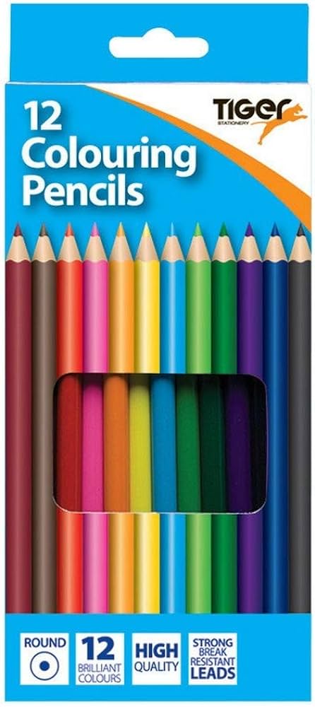 Colouring Pencils, Full Size, 12's
