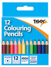 Colouring Pencils, Half Size, 12's