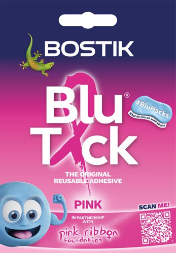 Tack, Bostik Blu Tack Pink, Handy Pack