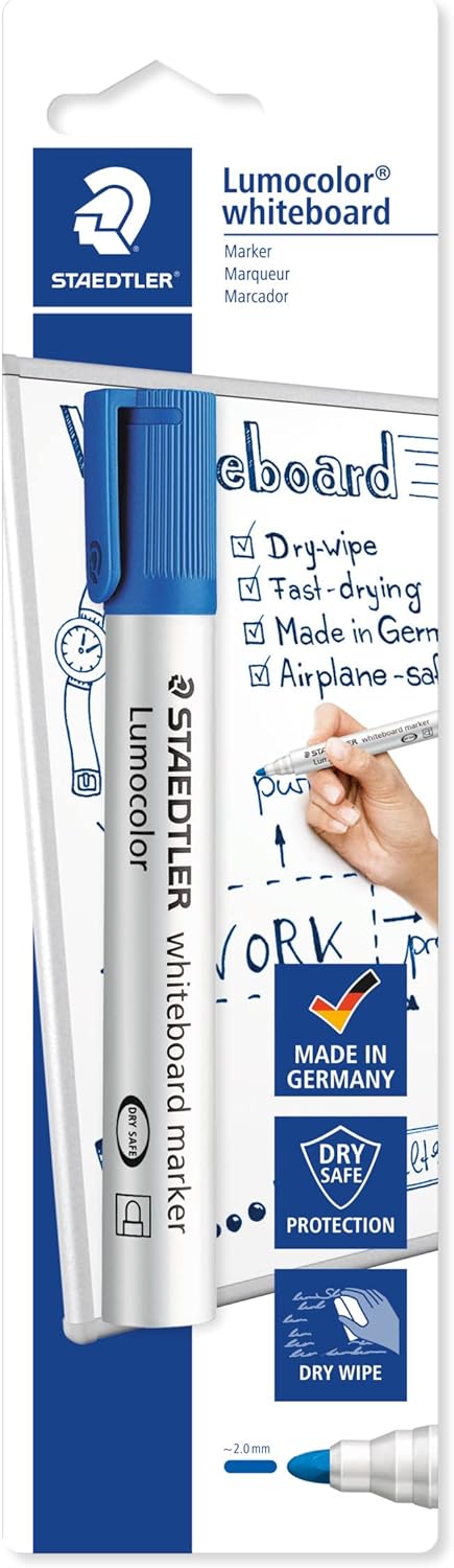 Markers, Whiteboard Markers, Blue, Hanging Card