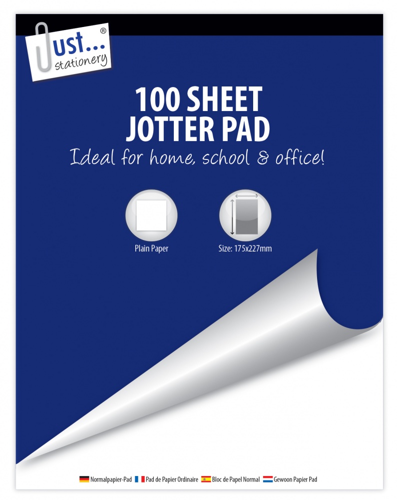 Jotter Block, Super Value Sheet, 100's