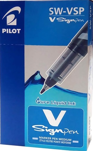 Pens, Pilot V-Sign Blue, Boxed