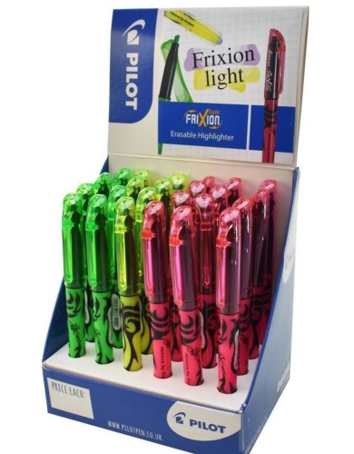 Highlighters, Pilot Frixion Erasable, Display