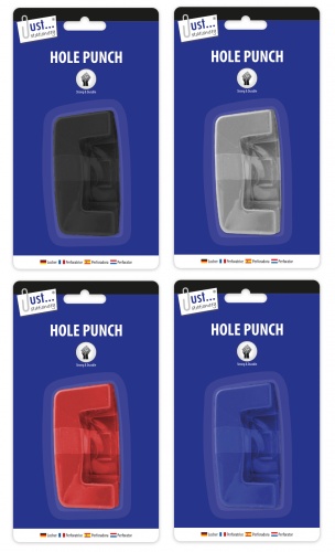Hole Punch, 2 Hole, Assorted Colours