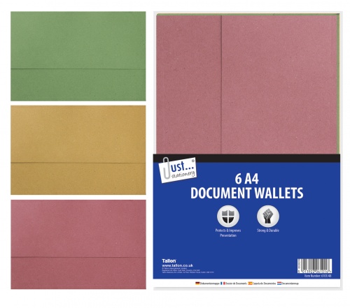 Traditional Card Document Wallets, 6's