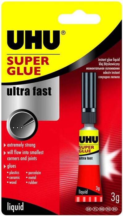 Super Glue, UHU Liquid, 3gm