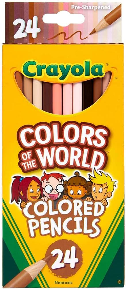Colouring Pencils, Crayola Colours of the World, 24's