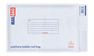 County Polythene Bubble Envelopes, Medium, 210 x 335mm