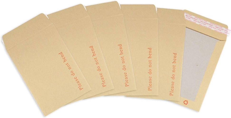 Envelopes, Board Back (Ideal for A5), 229 x 162mm Manilla, 120gsm, 20's