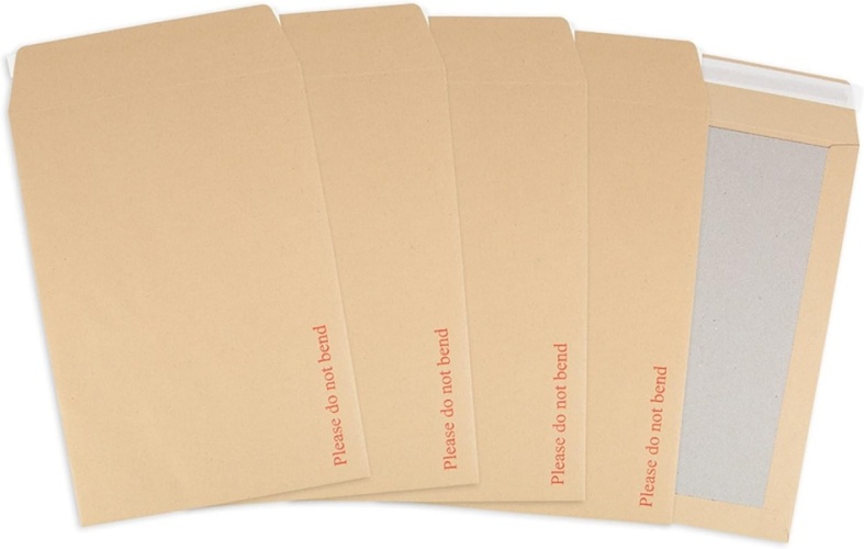 Envelopes, Board Back (Ideal for A4), 324 x 229mm Manilla, 120gsm, 20's