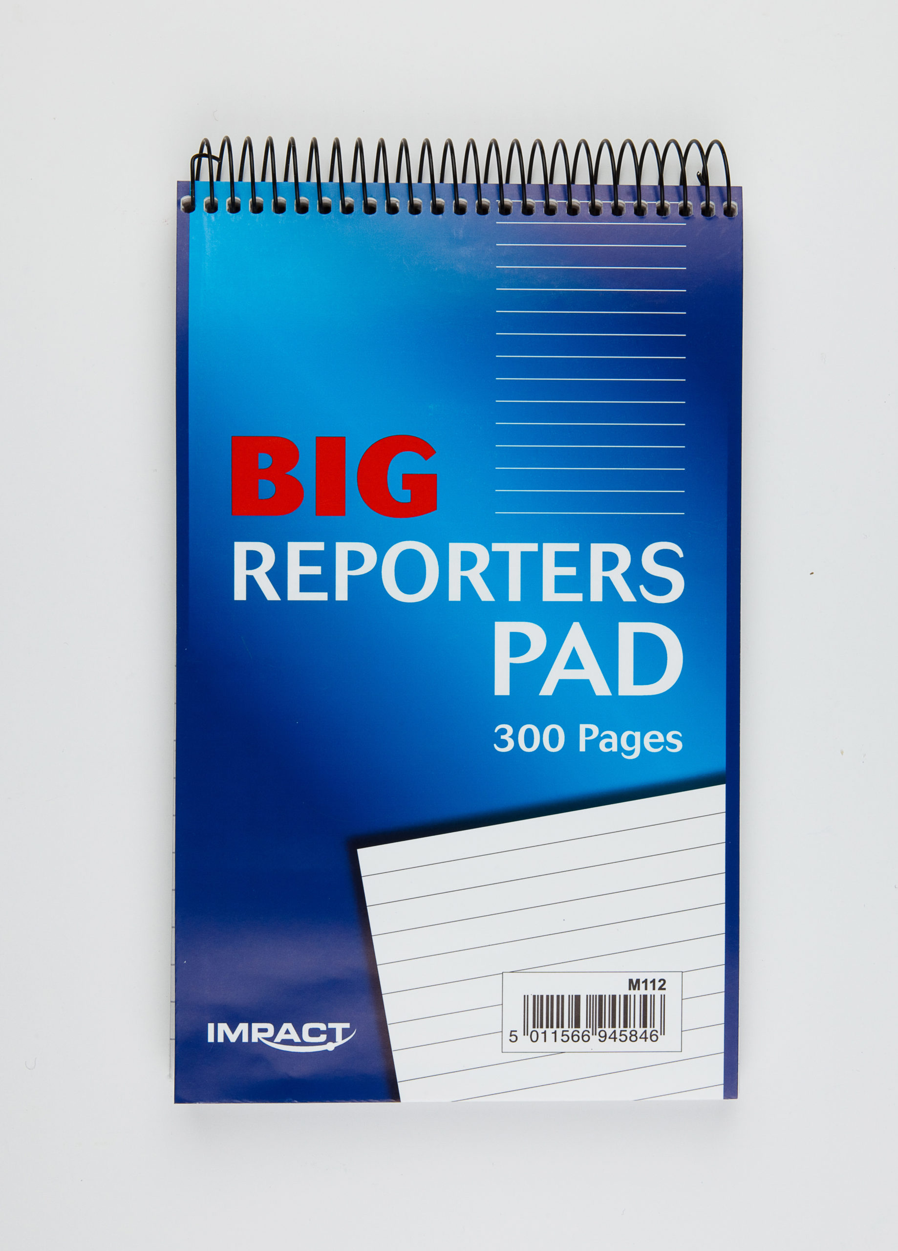Reporters Pad, 204 x 127mm, Impact, 300 Pages