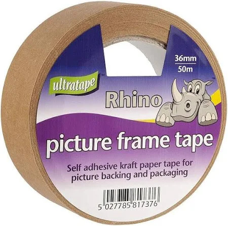 Tape, 36mm x 50m, Rhino Picture Frame Tape