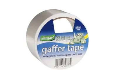 Tape, Gaffer/Cloth Tape, 50mm x 10m, Rhino White