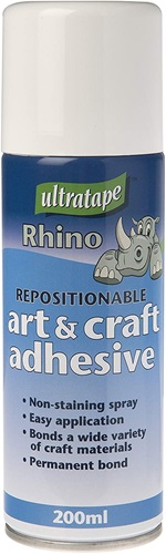 Kraft Adhesive, Repositional, 200ml