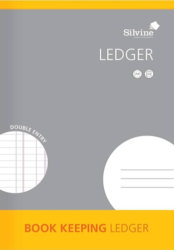 Book Keeping, 'Ledger' A4, 32 Pages, Printed 'Double Entry'