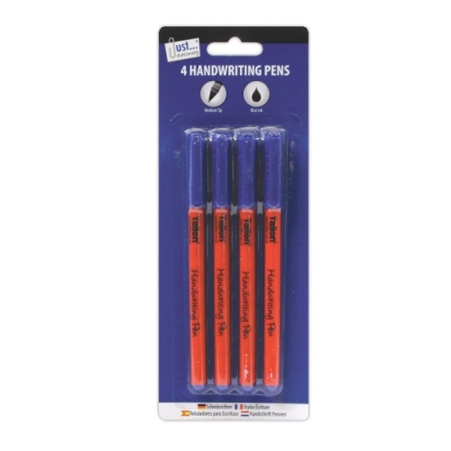 Pens, Hand Writing Blue ink only, 4's