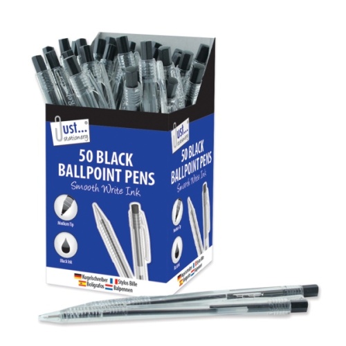 Pens, Smooth Write Retractable Black