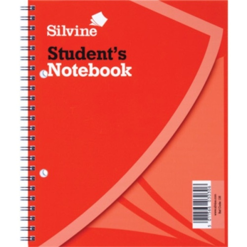 Notebook, Student's, 203 x 163mm, Twin Wire, Narrow Lined, Quality Paper, 120 Pages