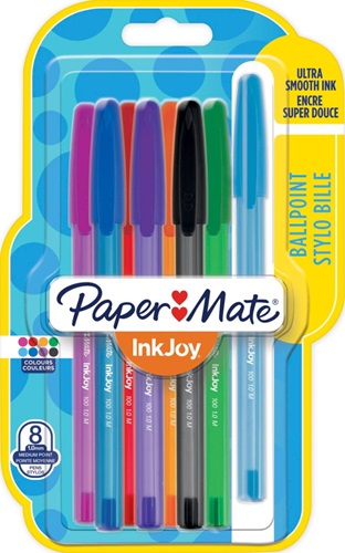 Pens, PaperMate Inkjoy, Assorted, 4's