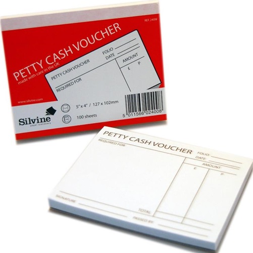 Petty Cash Voucher Pad, 127mm x 102mm