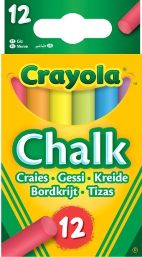 Chalks, Crayola Assorted, Anti Dust, 12's