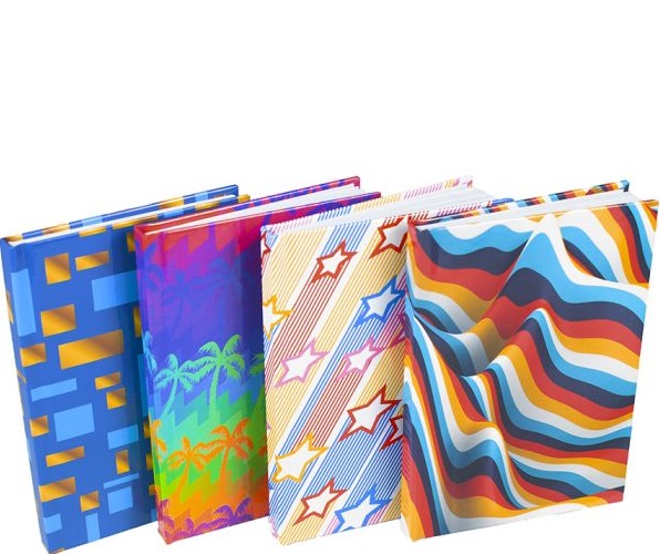 Notebooks, A6, Fashion Casebound Assorted