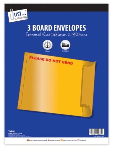 Envelopes, Board, 265 x 350mm, 3's