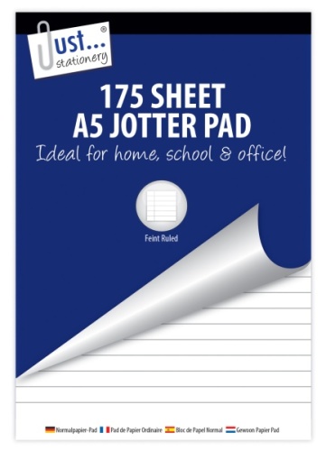 Jotter Pad, Bumper Jotter, 175 Sheets