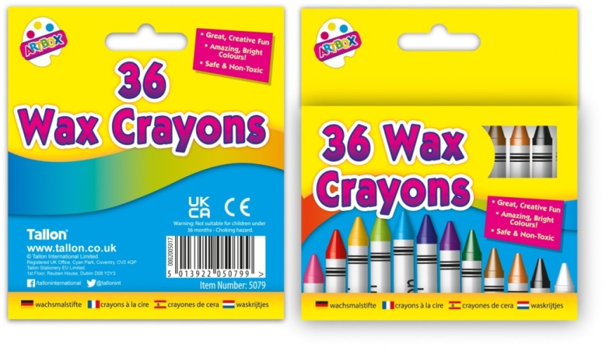 Crayons, Wax, 36's