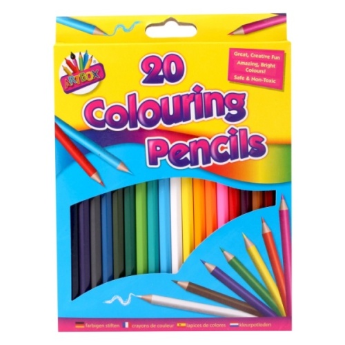 Colouring Pencils, Full Size, 20's