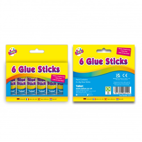 Glue Sticks, 8g, Pack of 6