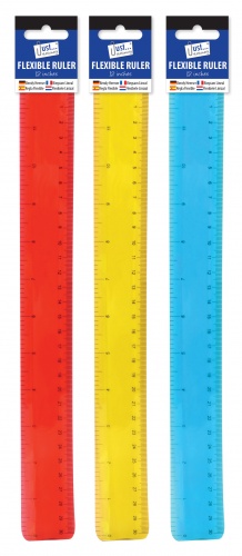 Ruler, 12 Bendy Assorted