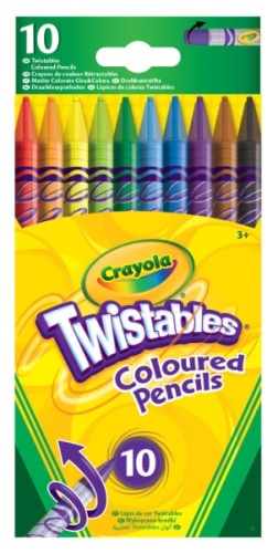 Colouring Pencils, Crayola Twistable, 10's