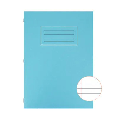 Exercise Books, Silvine A4 Ruled Blue