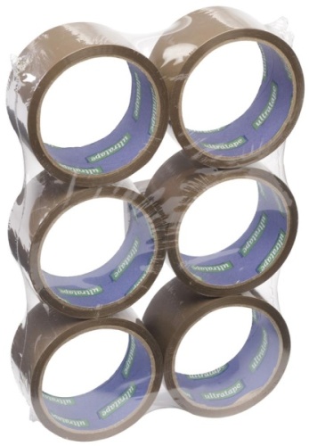 Tape, 48mm x 40m, Ultratape Brown (Parcel Tape), Tray