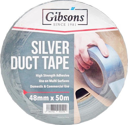 Tape, 48mm x 50m, Duct Tape, Silver