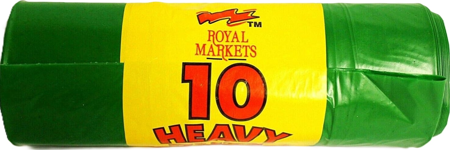 Garden Sacks, Green, Royal Market Heavy Duty 10's