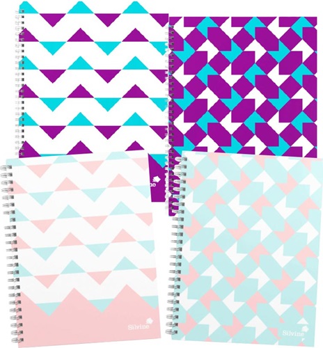 Notebooks, A5 Twin Wire Stripes Design